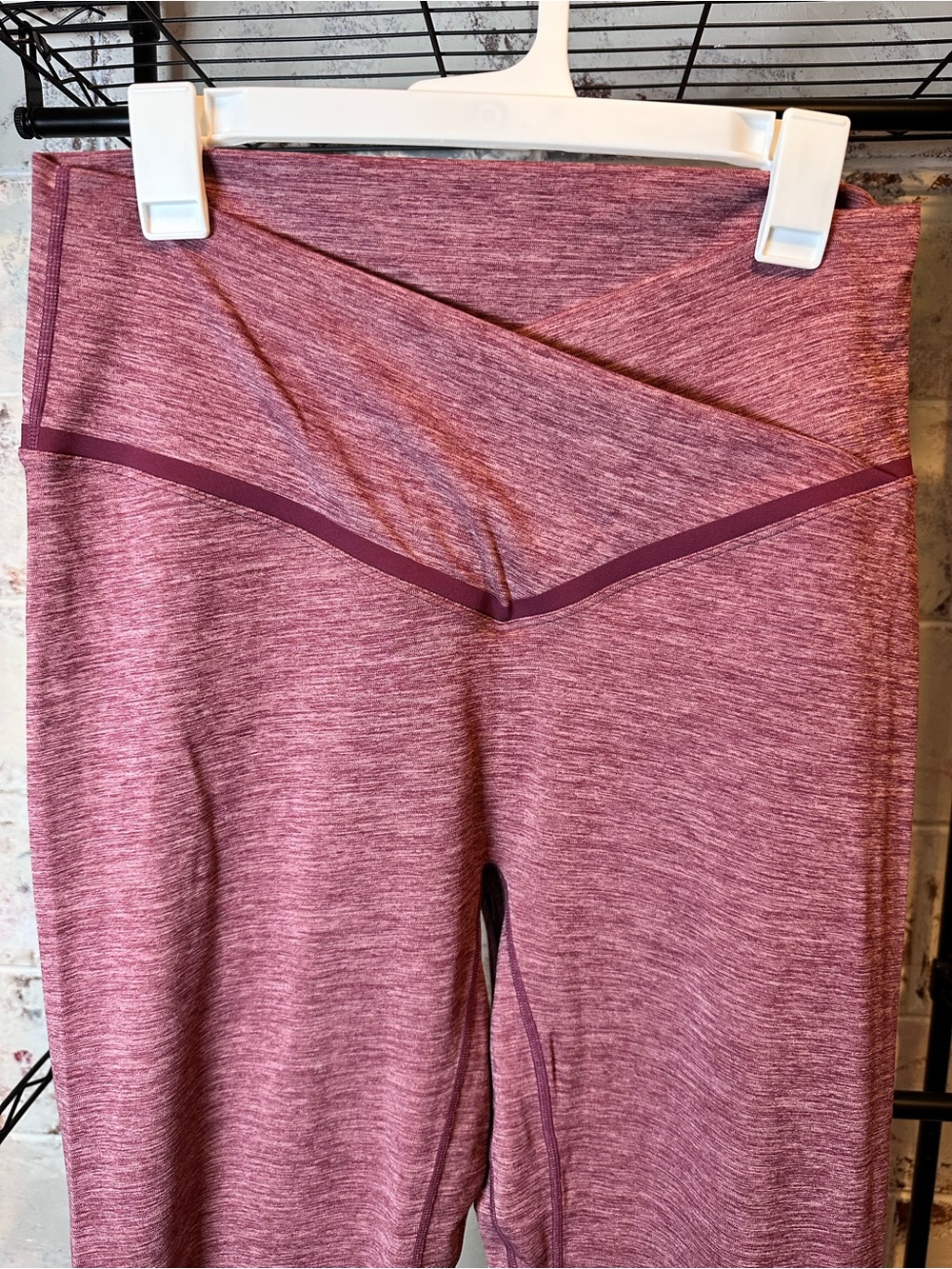Vitality Daydream Mauve Women's Leggings XXXL Crossover High-Waisted Pull On - Picture 5 of 10